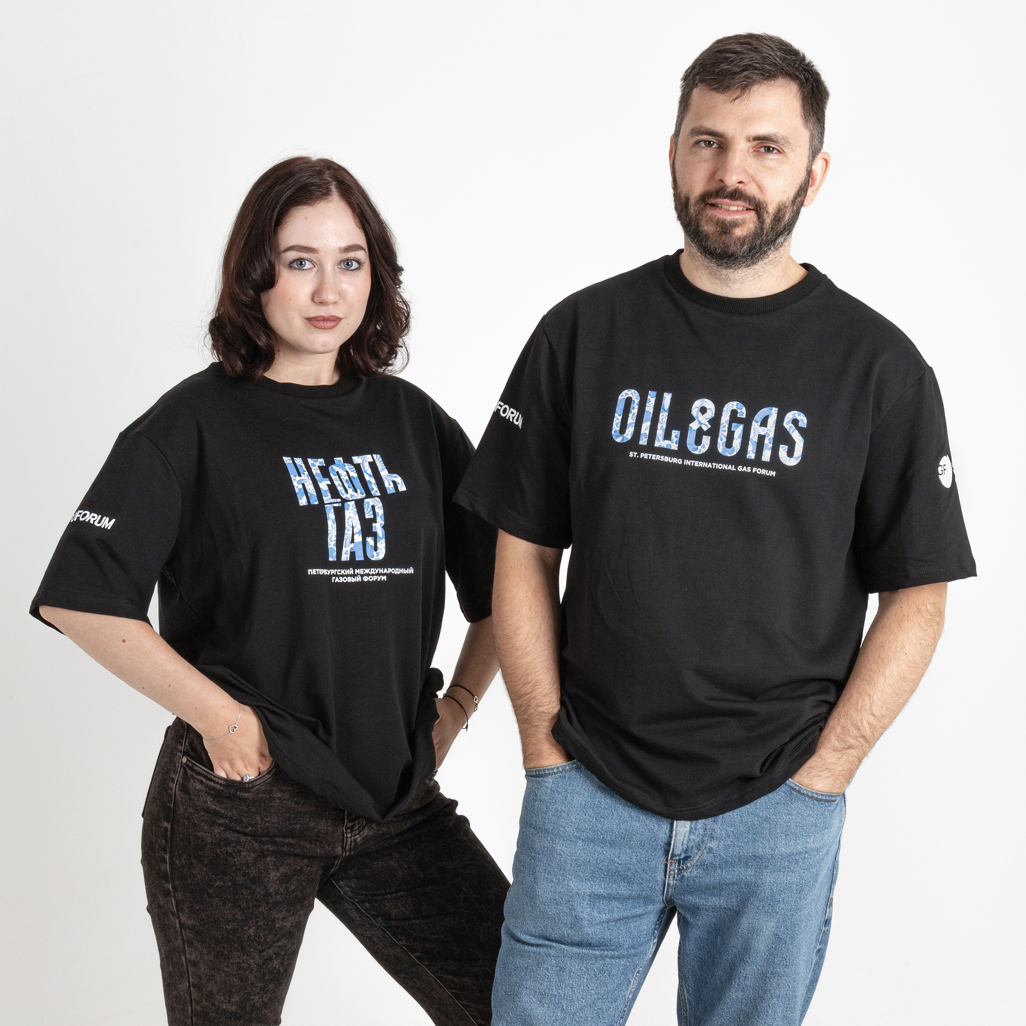 Футболка "OIL&GAS" ГЖЕЛЬ