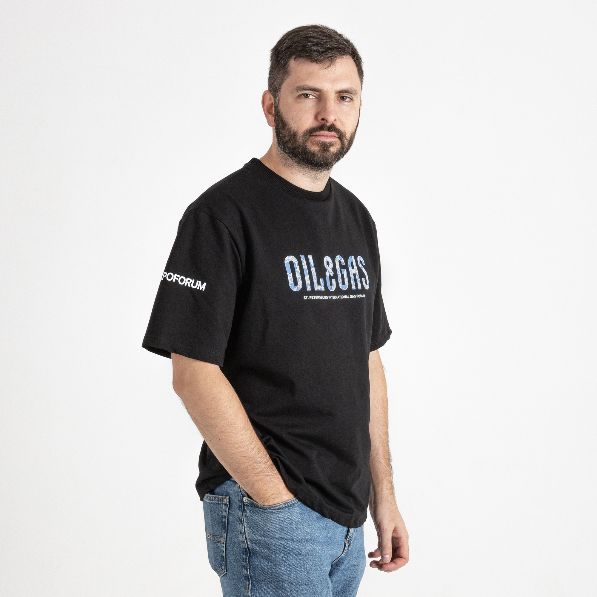 Футболка "OIL&GAS" ГЖЕЛЬ