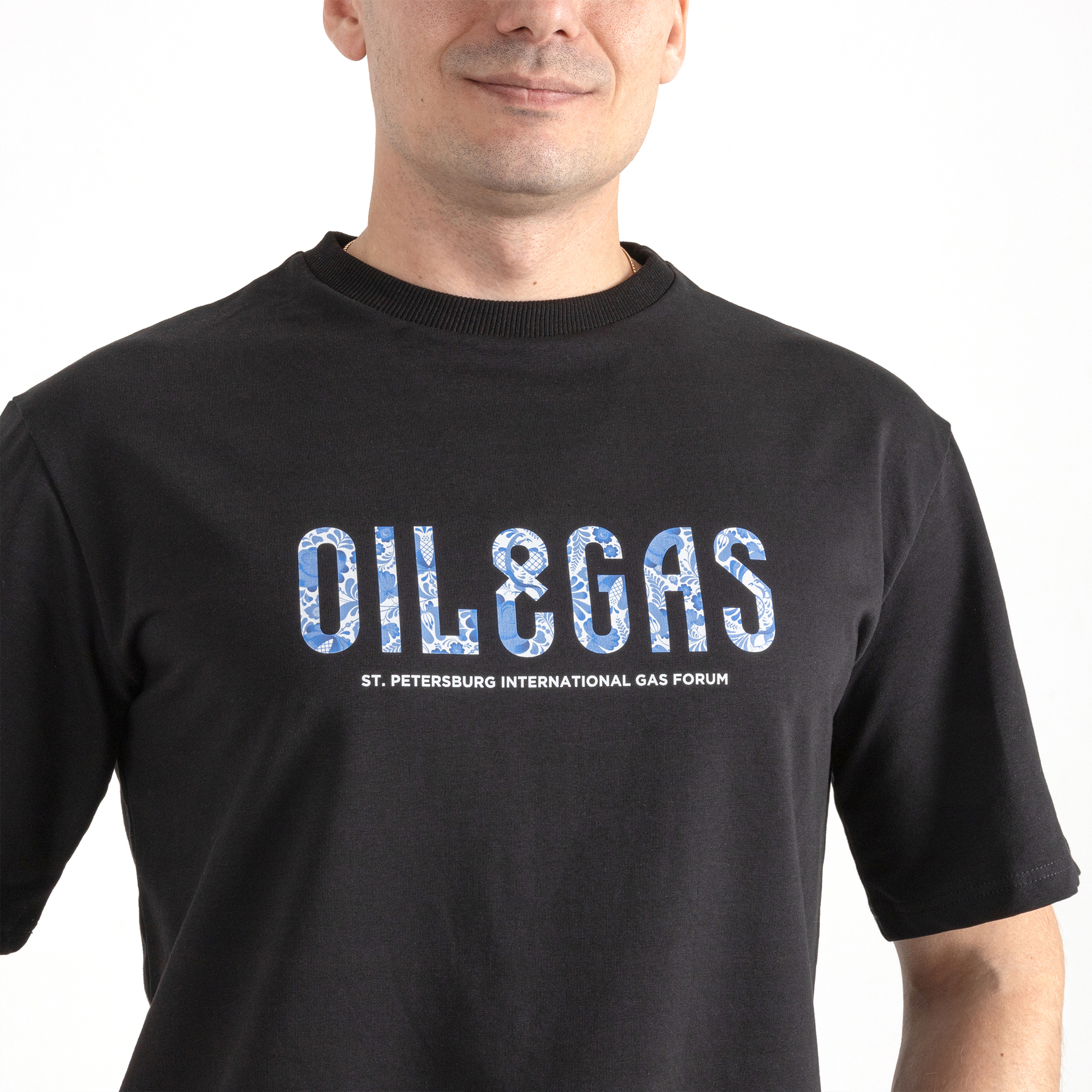 Футболка "OIL&GAS" ГЖЕЛЬ